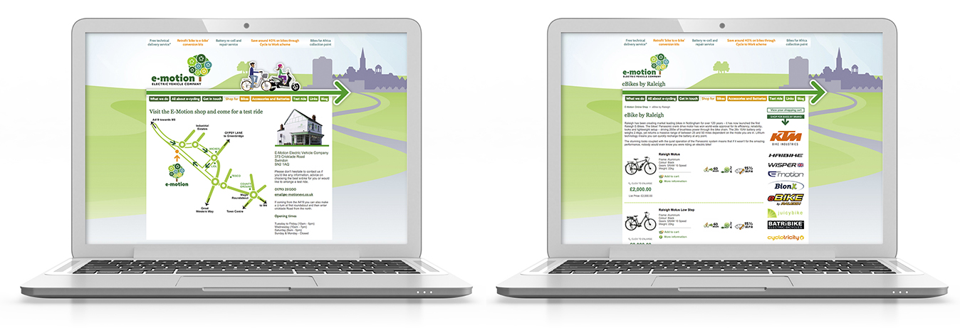 e-motionevc.co.uk, web design, swindon, south-west england, designer