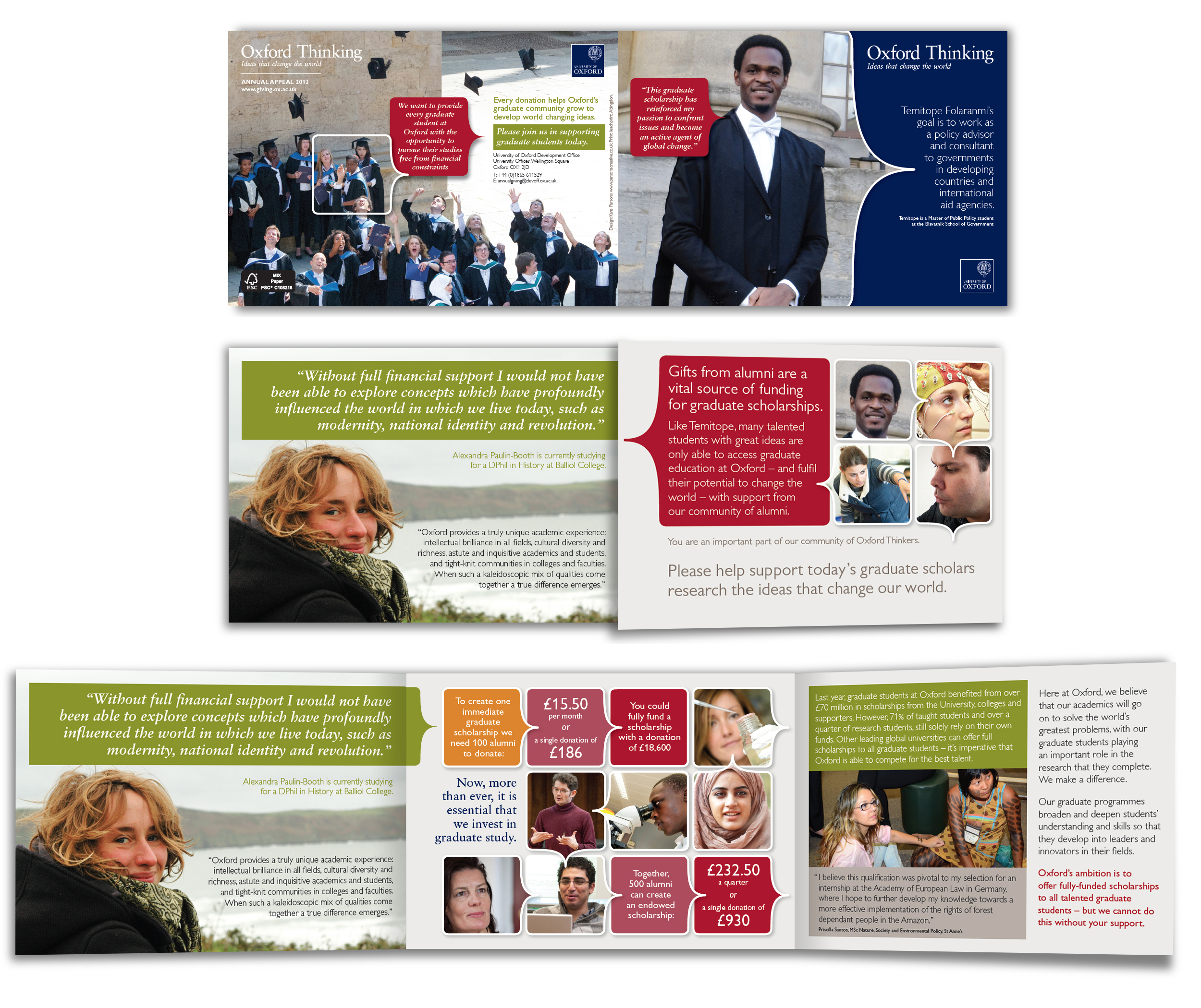 Oxford University, fundraising 2012, 2013