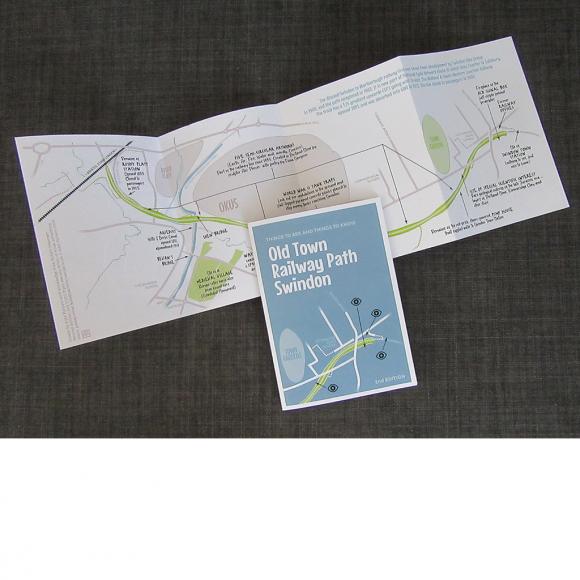 Old Town Railway Path pocket map (Swindon)