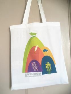 Swindon Hills cotton tote / shopping bag